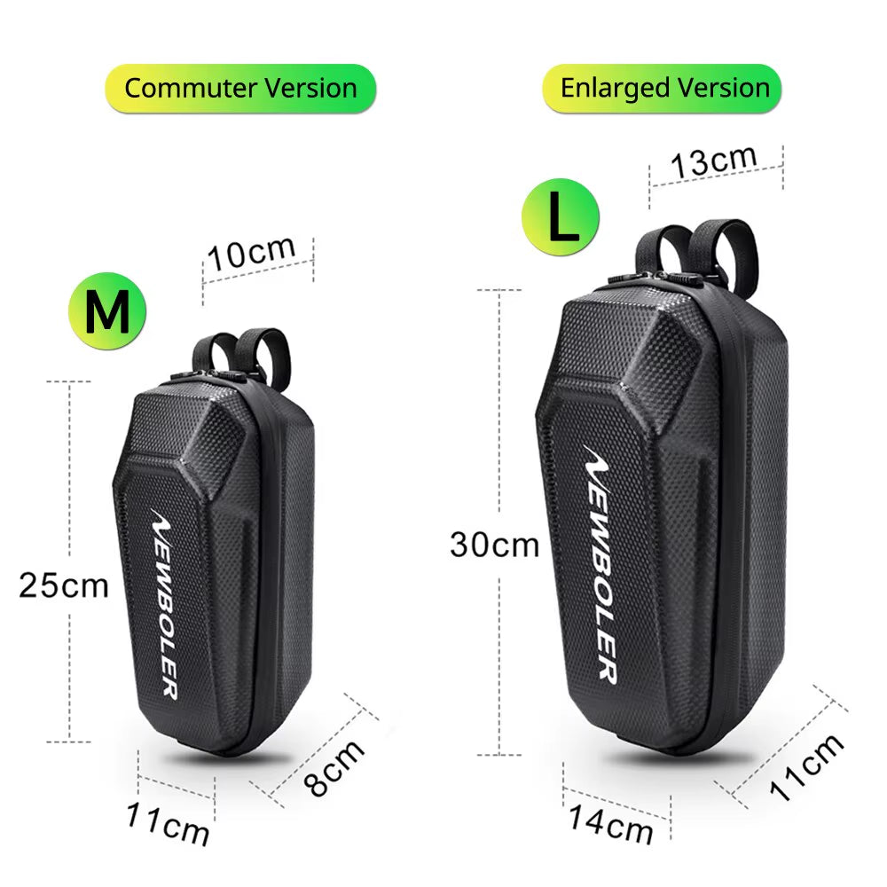 NEWBOLER Waterproof EVA Hard Shell Electric Scooter Front Handlebar Bag