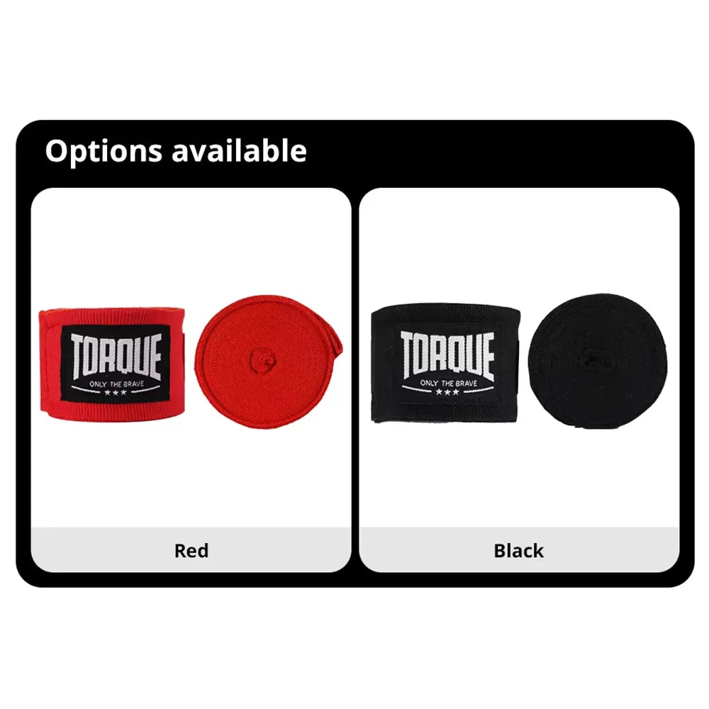 Premium Cotton Boxing & Muay Thai Hand Wraps (3M / 5M) – Elastic Wrist Support