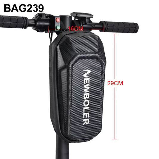 NEWBOLER Waterproof EVA Hard Shell Electric Scooter Front Handlebar Bag