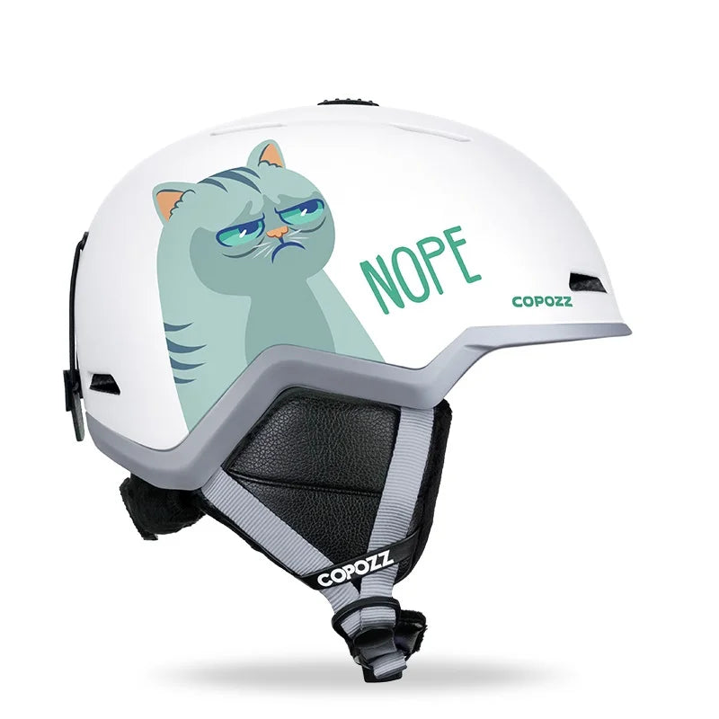 Ski Helmet Half-Covered Anti-Impact Skiing Helmet for Adult Men Women Ski Skateboard Snowboard Safety Helmet Female Male