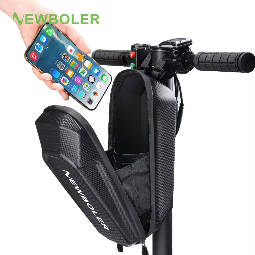 NEWBOLER Waterproof EVA Hard Shell Electric Scooter Front Handlebar Bag