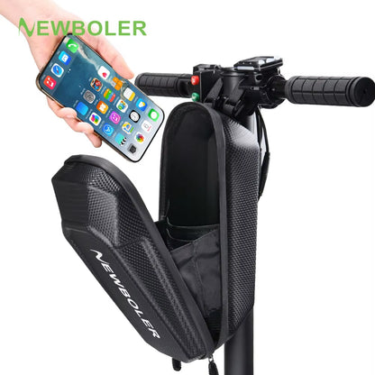 NEWBOLER Waterproof EVA Hard Shell Electric Scooter Front Handlebar Bag