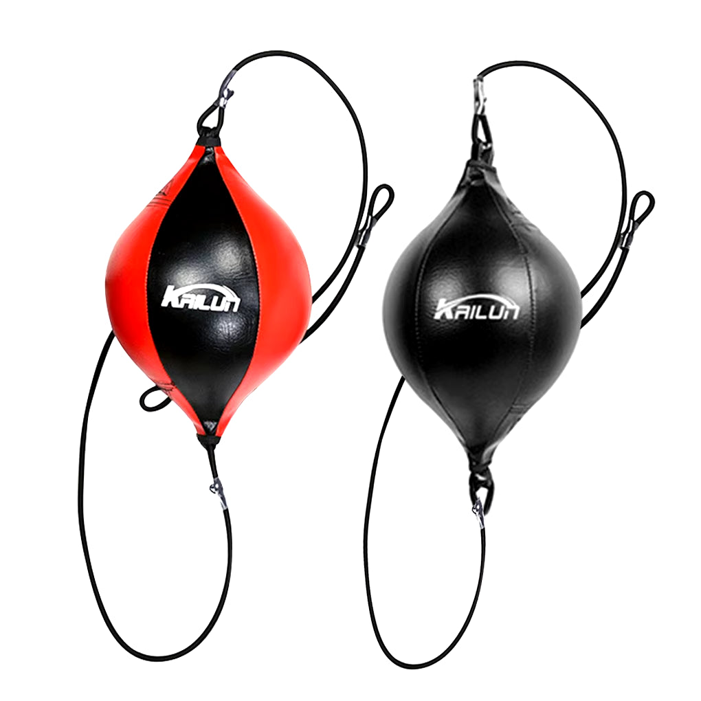 Quality PU Leather Boxing Punching Bag Pear Boxing Bag Inflatable Boxing Speed Bag Double End Training Reflex Speed Balls